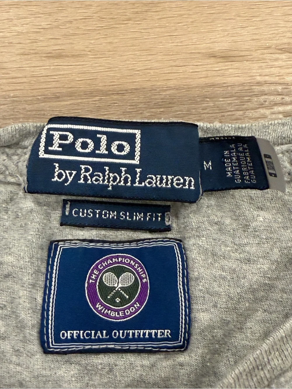 Polo Ralph Lauren Wimbledon T Shirt Mens M The Champions Short Sleeve Tennis